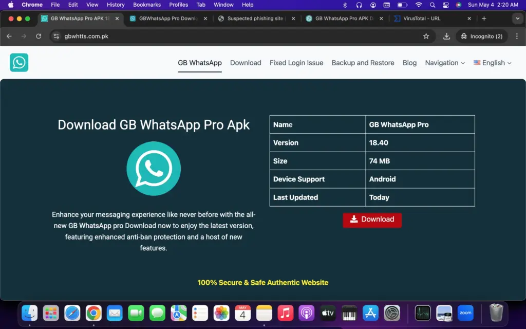 best gbwhatsapp apk website